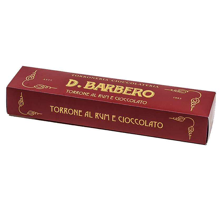 D. Barbero Rum Chocolate Torrone Bar 270g