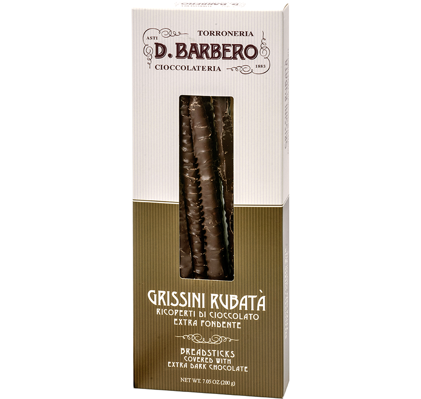 D. Barbero Extra Dark Chocolate Covered Breadsticks 200g