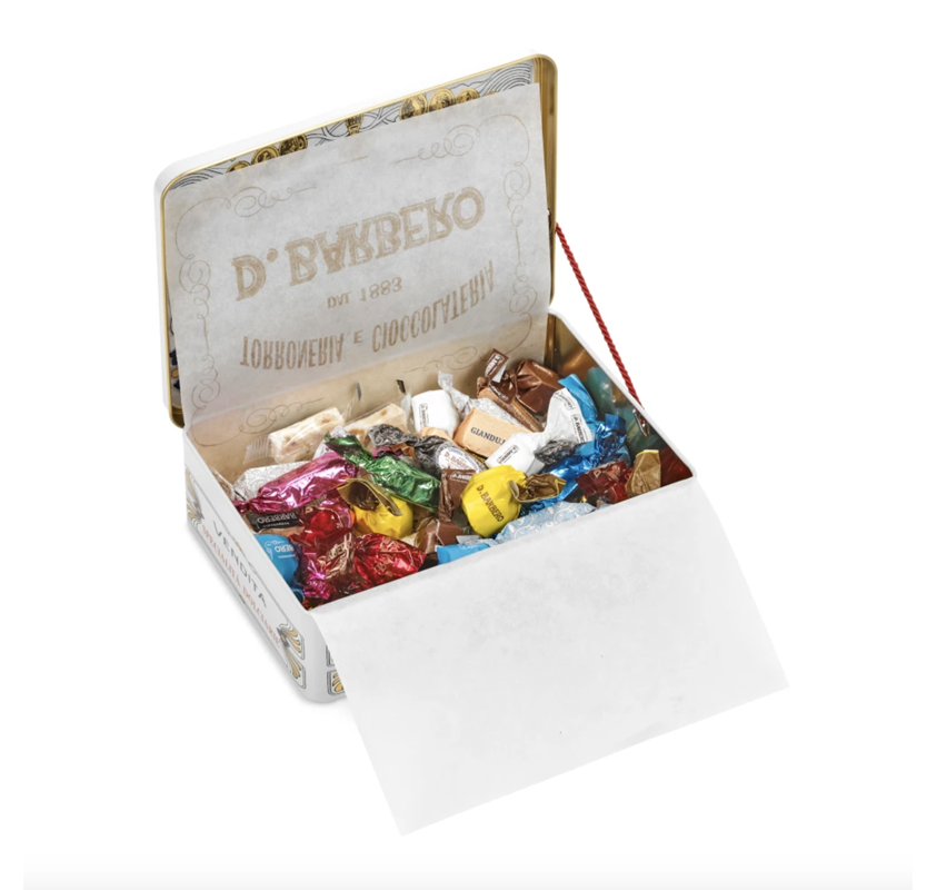 D. Barbero Mixed Praline Selection Gift Tin 400g