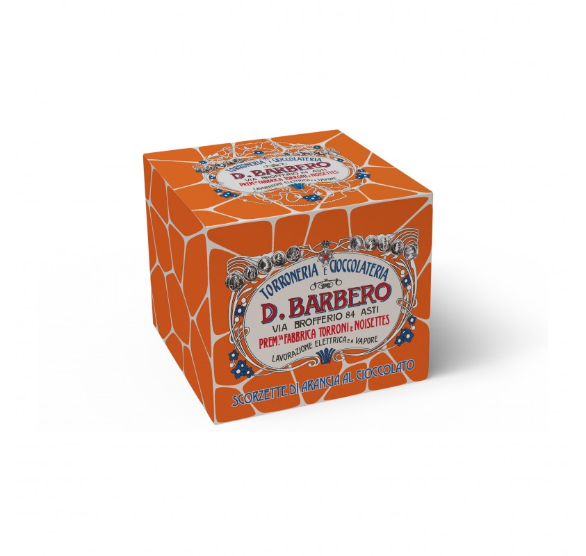 D. Barbero Extra Dark Chocolate Covered Orange Peel 150g