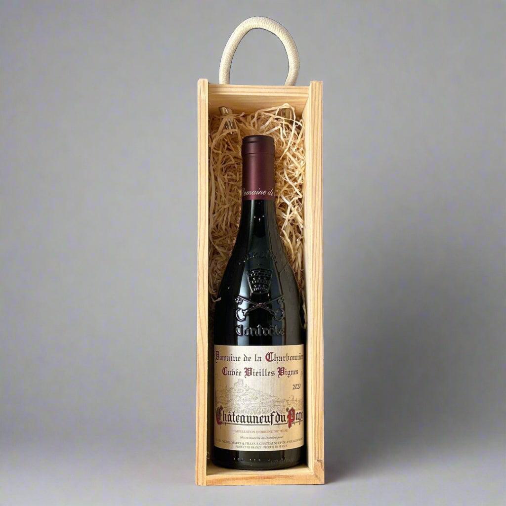 GIFT SET - Chateauneuf du Pape Single Wooden Box