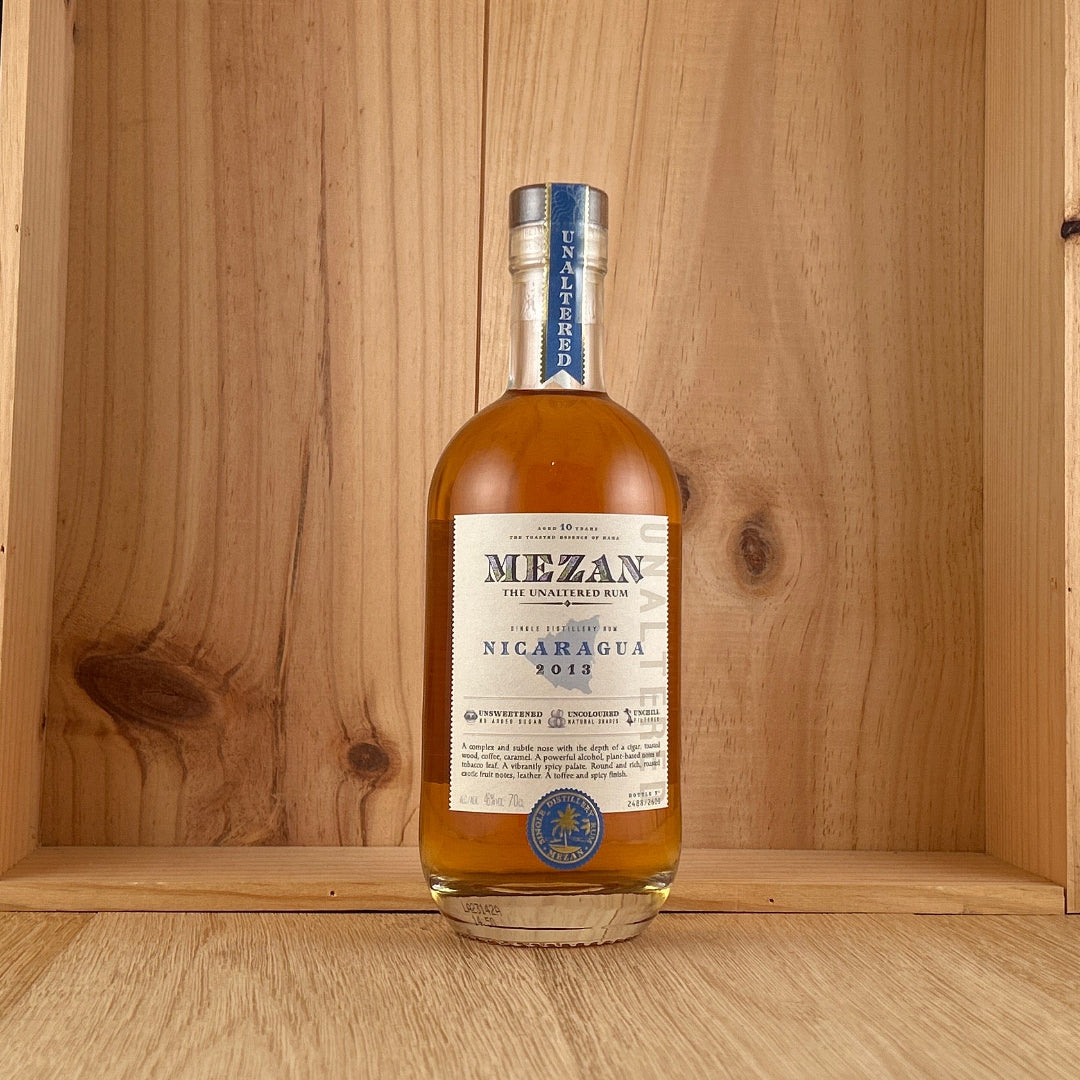 Mezan, The Unaltered Rum, 2013 Nicaragua Rum