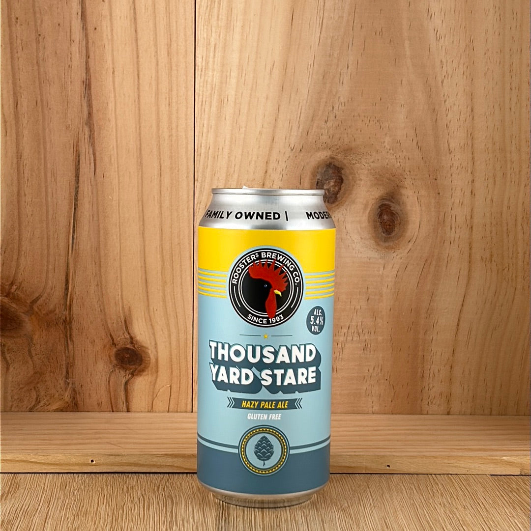 Rooster's Brewery Thousand Yard Stare Hazy Pale Ale 440ml