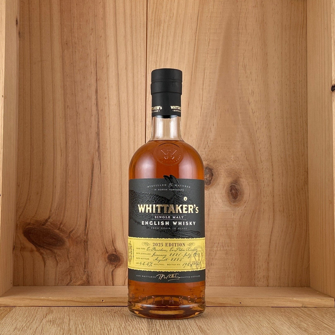 Whittaker's Single Malt English Whisky 2025 Second Edition