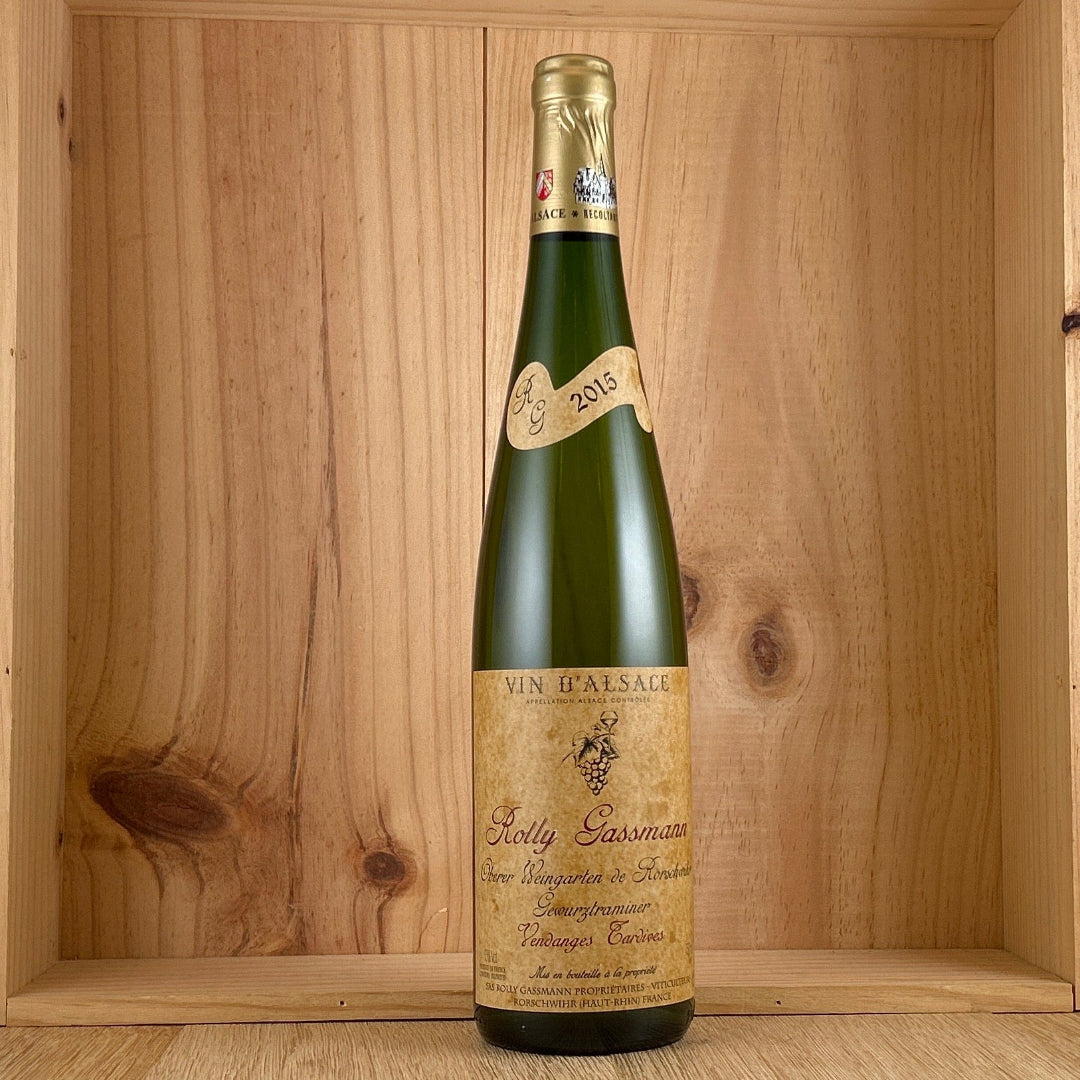 2015 Domaine Rolly Gassmann Oberer Weingarten de Rorschwihr Gewurztraminer Vendanges Tardives