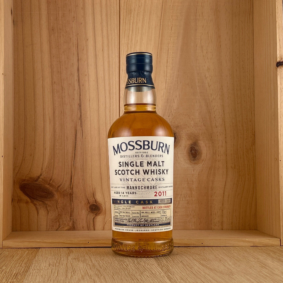 2011 Mossburn Single Cask Mannochmore, 51%ABV