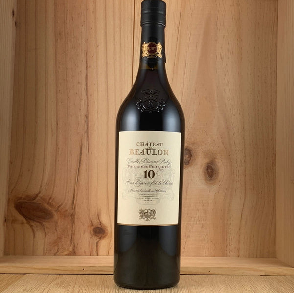 Chateau De Beaulon, Pineau Des Charentes Rouge 10 Year Old - View #3