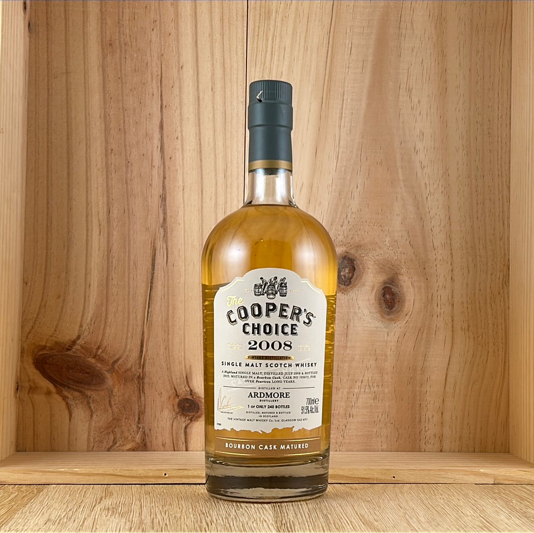 2008 Coopers Whisky Ardmore Bourbon Cask