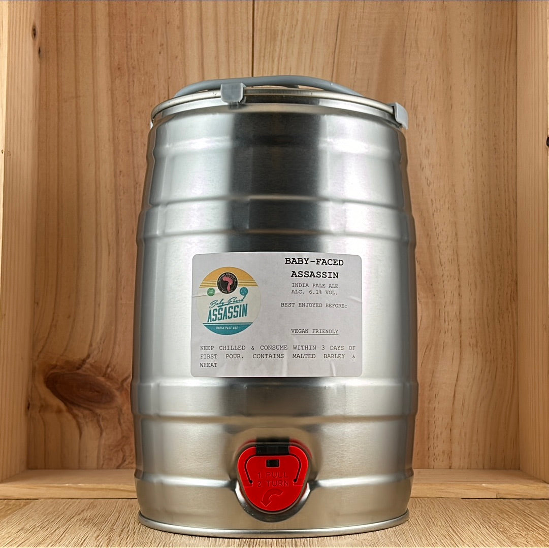 Roosters Baby Faced Assassin IPA Mini Keg 5 Litre