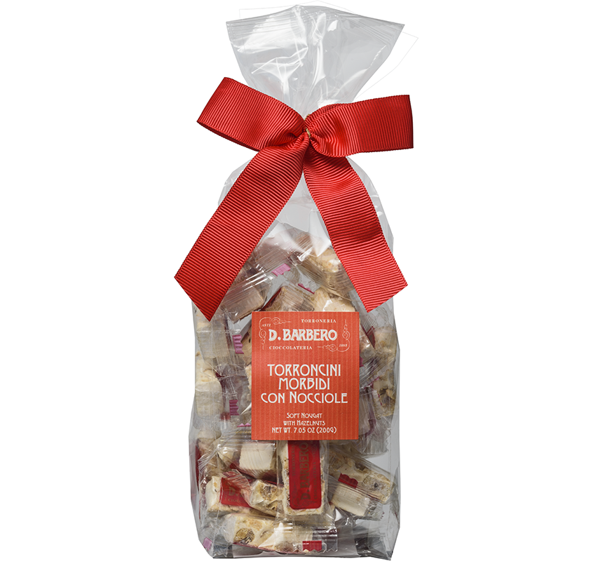 D. Barbero Torroncini Hazelnut Soft Nougat Bag 200g