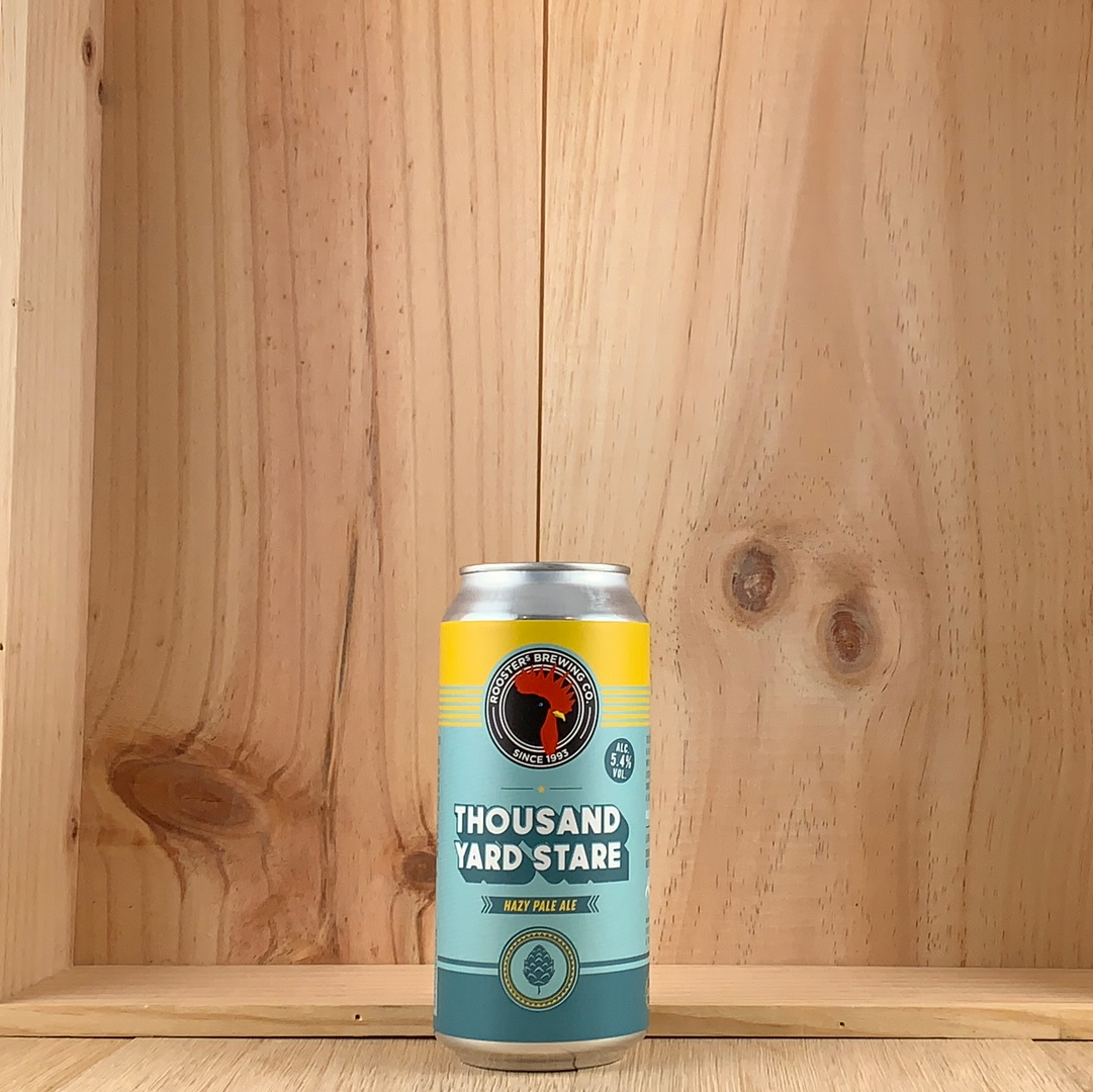 Rooster's Brewery Thousand Yard Stare Hazy Pale Ale 440ml
